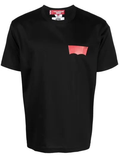 Junya Watanabe X Levi's Logo-print T-shirt In Black