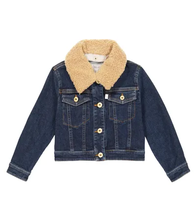 Il Gufo Kids' Denim Jacket In Blue