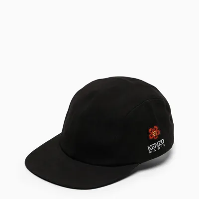 Kenzo Black Boke Flower Baseball Cap