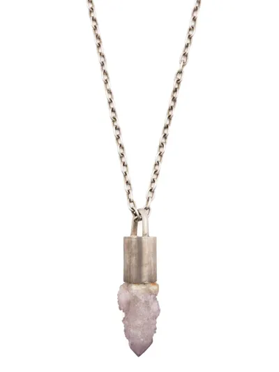 Parts Of Four Talisman Spirit Quartz Necklace In Silver