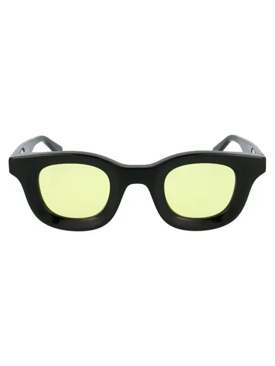 Thierry Lasry Rhude X  Sunglasses In 101 Black/yellow