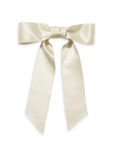 Jennifer Behr Virginia Bow In Cream