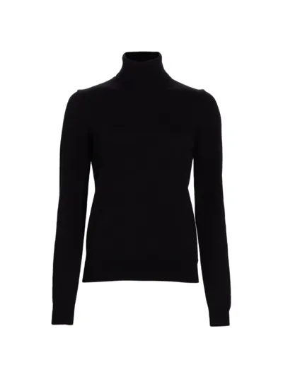 Michael Kors Joan Turtleneck Cashmere Sweater In Black