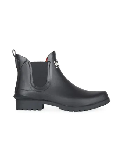 Barbour Women's Wilton Short Rainboots In Black