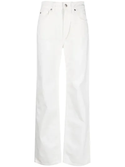 Filippa K Eliza High-waisted Wide-leg Jeans In Weiss