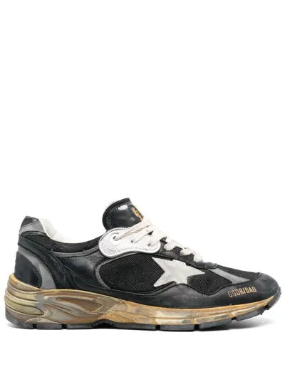 Golden Goose Dad-star Low Top Sneaker In Black