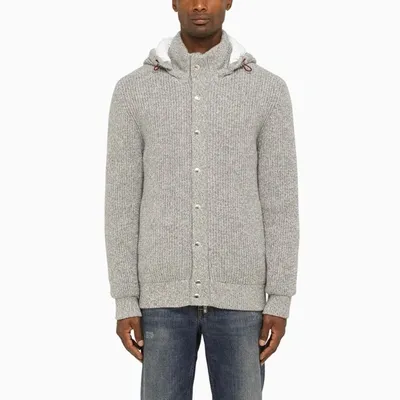 Brunello Cucinelli Dark Grey Bomber Jacket