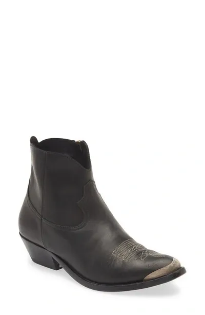 Golden Goose Young Western Boot In Black