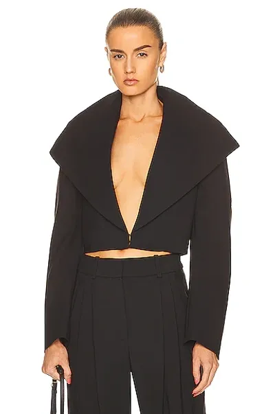 Alaïa Hooded Jacket In Black