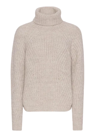 Birgitte Herskind Henny Knit Turtleneck - Ecru In White