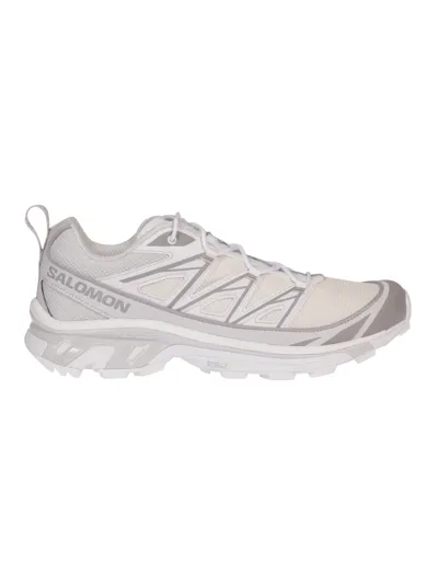 Salomon White & Gray Xt-6 Expanse Sneakers In White,grey