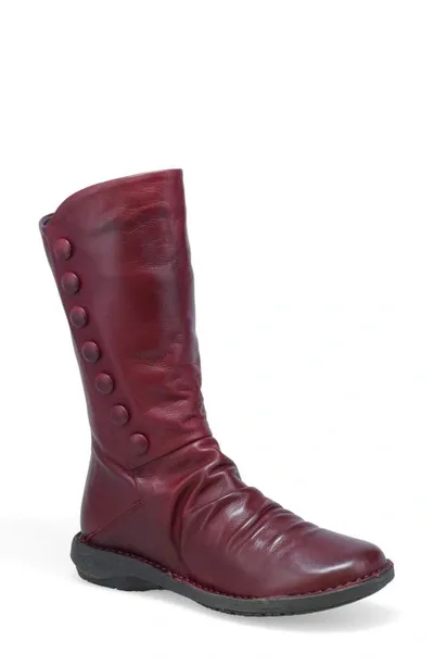 Miz Mooz Bobbie Mid Calf Boot In Bordeaux