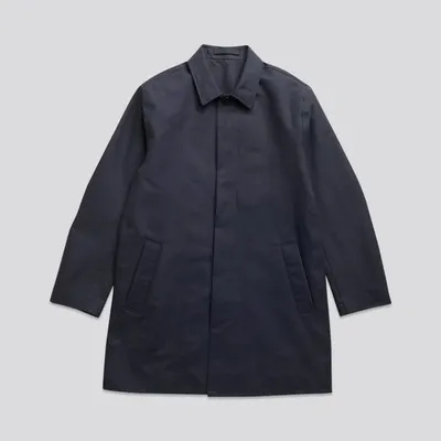 Asket The Car Coat Dark Navy