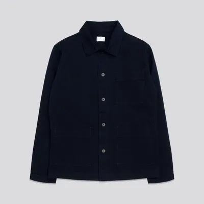 Asket The Overshirt Dark Navy