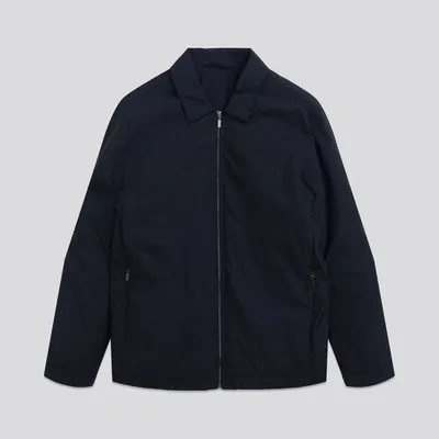 Asket The Zip Jacket Dark Navy