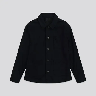 Asket The Wool Overshirt Dark Navy