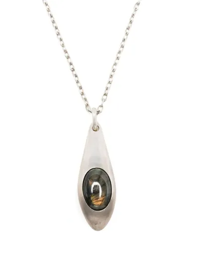 Parts Of Four Chrysalis Pendant Necklace In Silver