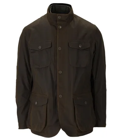 Barbour Ogston Wax Olive Green Jacket