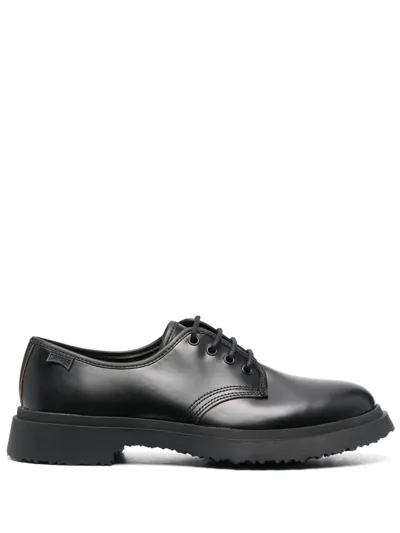 Camper 40mm Chunky Lace-up Leather Shoes In Schwarz