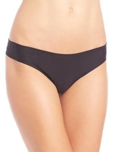 Commando Butter Stretch Modal Thong In Black