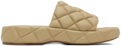 Bottega Veneta Beige Padded Sandals