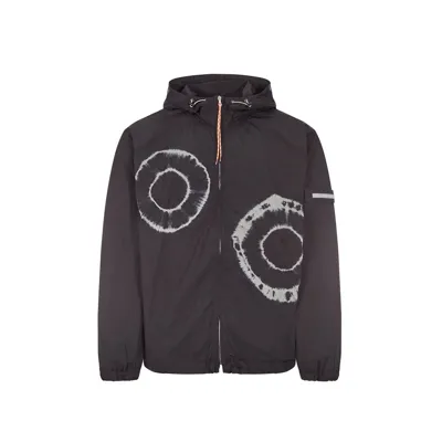 Aries Tie-dye Windcheater Jacket In Black