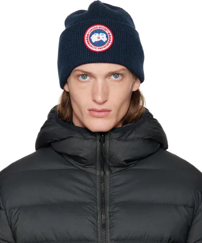 Canada Goose Hat In Navy Heather