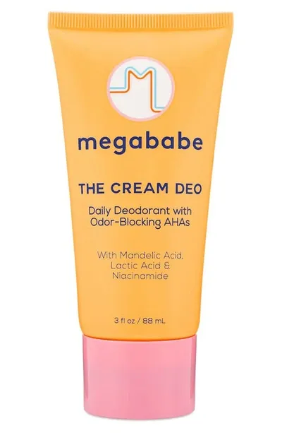 Megababe The Cream Deo Aluminum-free Daily Deodorant With Odor-blocking Ahas