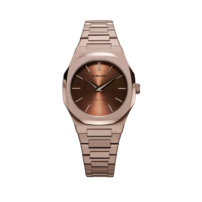 D1 Milano Watch Ultra Thin Bracelet 34 Mm In Brown