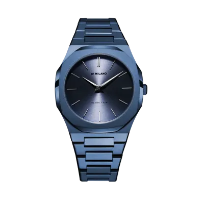 D1 Milano Watch Ultra Thin Bracelet 40 Mm In Blue