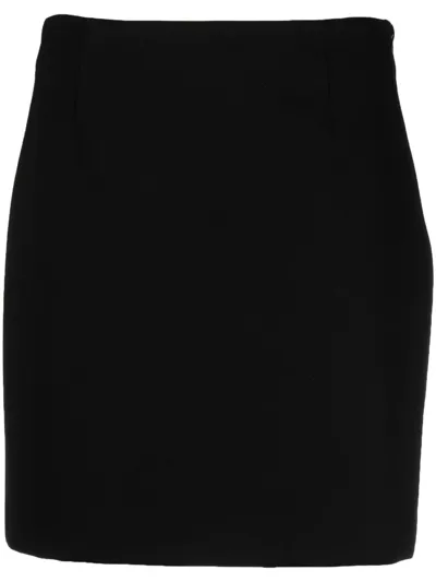 Lardini Fitted Mini Skirt In Schwarz