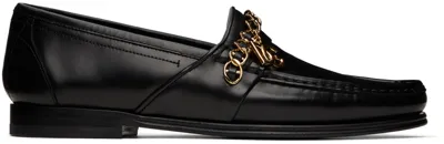 Dolce & Gabbana Calfskin Nappa Visconti Loafers In Nero