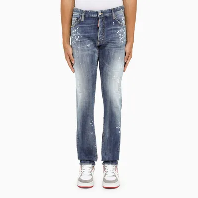 Dsquared2 Blue Denim Jeans In Light Blue