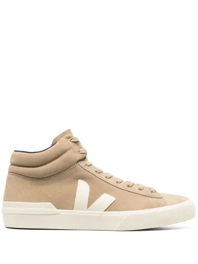 Veja Minotaur Desert Suede Hi-top Sneakers In Neturals