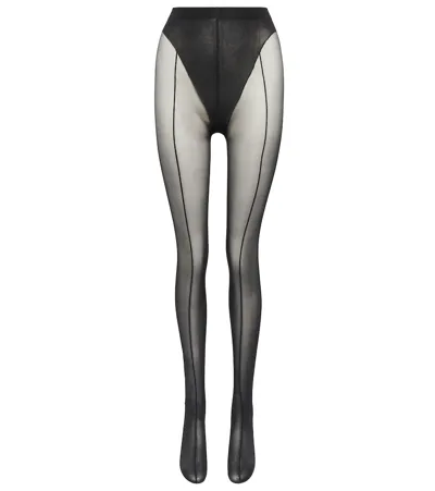 Wolford X Mugler A Tights In Black