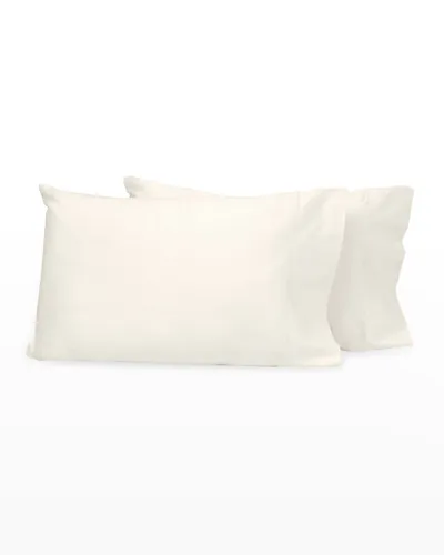 Signoria Firenze Nuvola Percale Pillowcases, Set Of 2 In Ivory