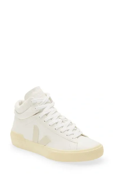 Veja Minotaur High Top Sneaker In White