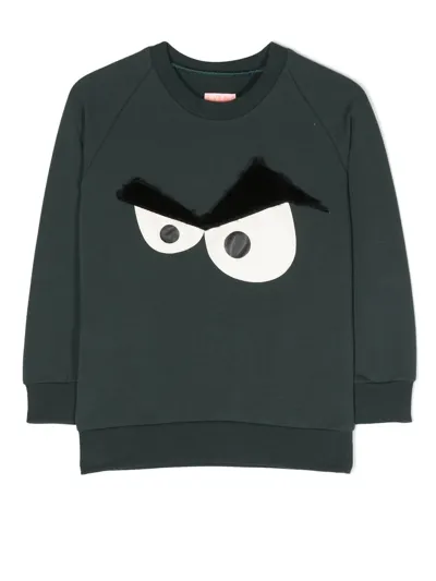 Wauw Capow By Bangbang Cool Cooper Crew Neck Sweatshirt In Grün