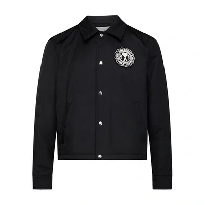 Ami Alexandre Mattiussi Coach Jacket With Ami Paris Print And Patch In 1