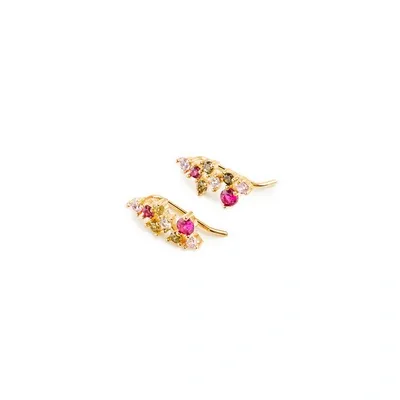 Lavani Jewels Jasmine Climber Earrings