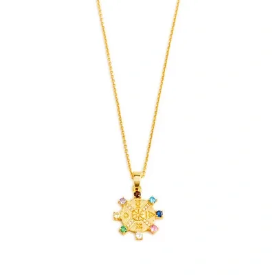 Lavani Jewels The Fortune Wheel Gold Necklace