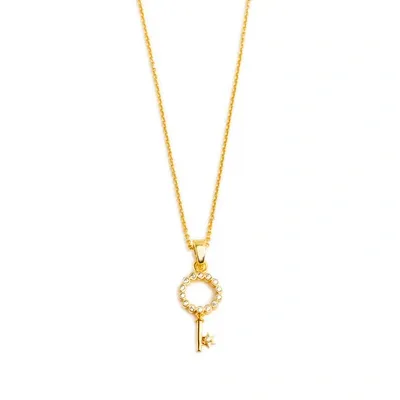 Lavani Jewels The Key To Universe Gold Necklace