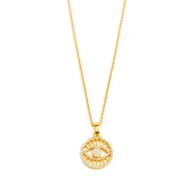 Lavani Jewels The Third Eye Gold Necklace