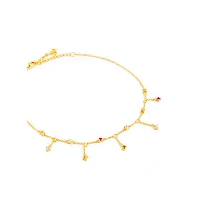 Lavani Jewels Jasmine Gold Choker Necklace