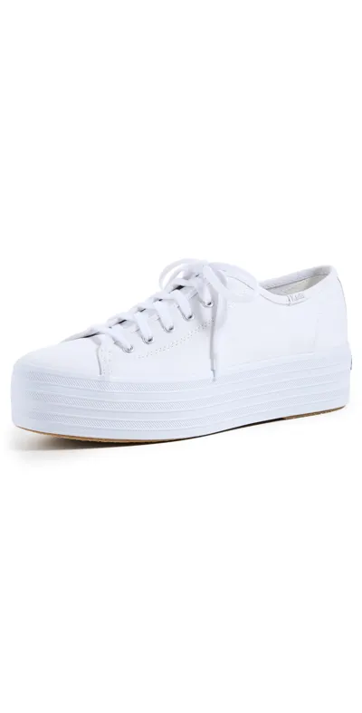 Keds Triple Up Platform Sneaker In White