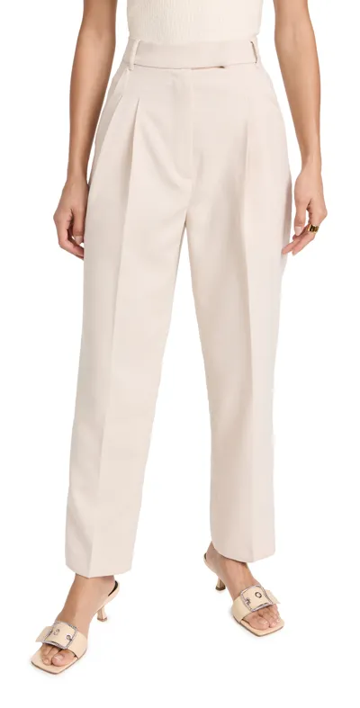 Pixie Market Jaime Pants In Sand In Beige