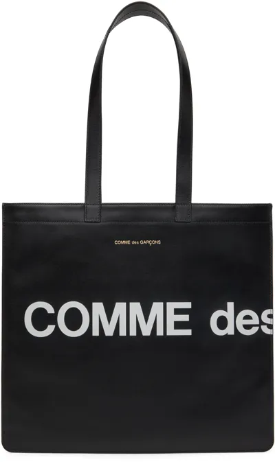 Comme Des Garçons Black Huge Logo Tote