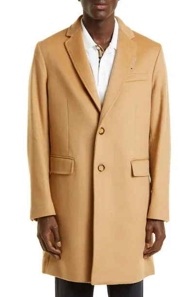 Burberry Callen Wool-cashmere Topcoat In Camel