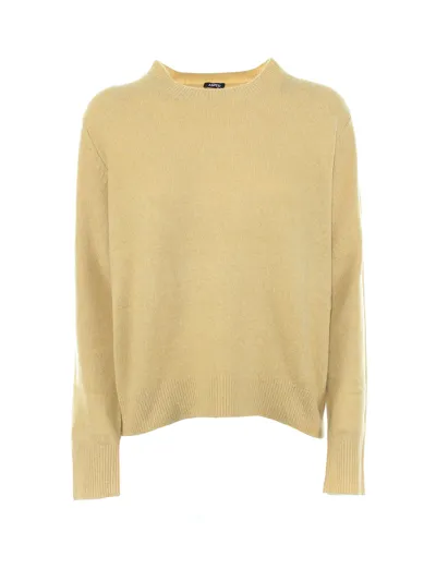 Aspesi Crewneck Sweater In Giallo