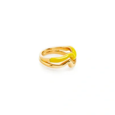 Missoma Bague Double Ring Squiggle